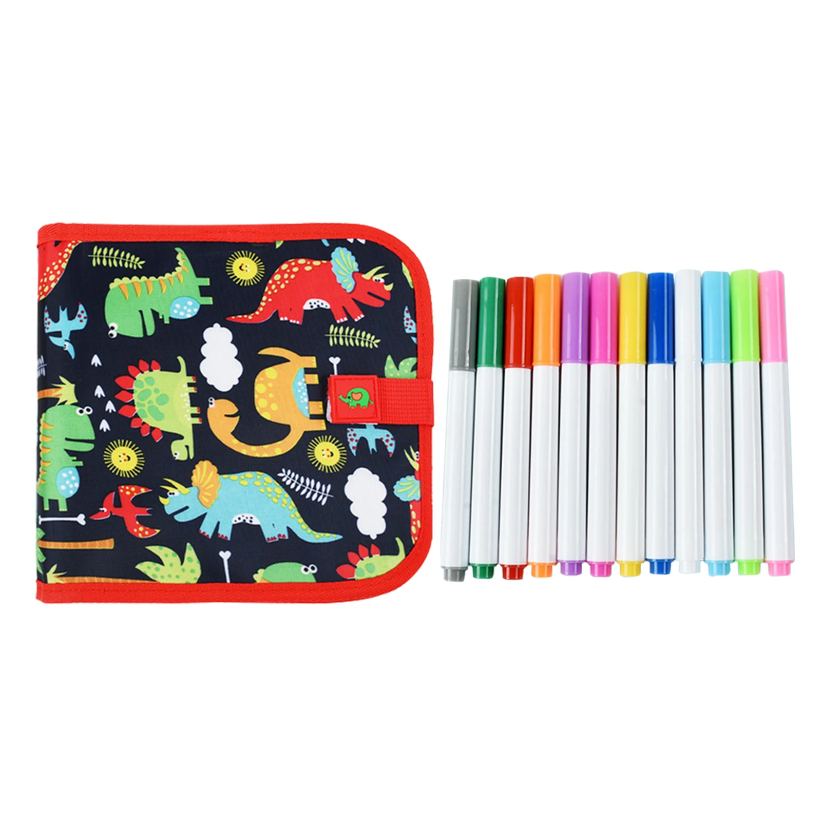 

12 шт., детская Двусторонняя Акварельная ручка, 14 страниц