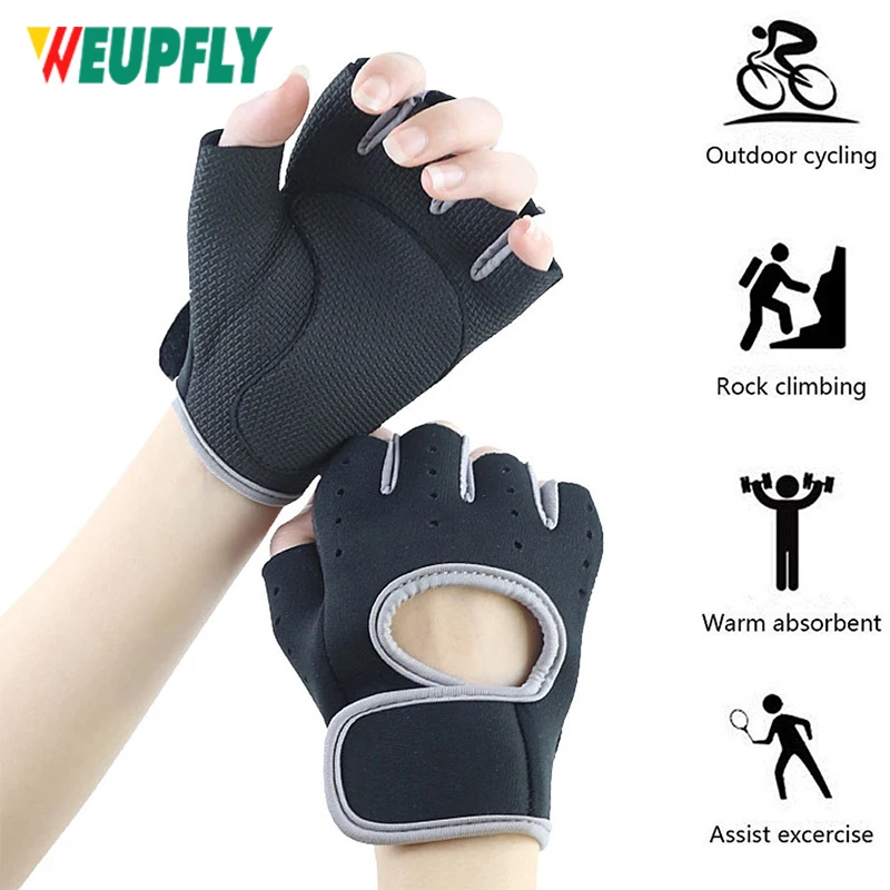 

1 Pair Breathable Workout Gloves, Antislip Weight Lifting Gym Gloves for Men Women, Palm Protection for Weightlifting, Training