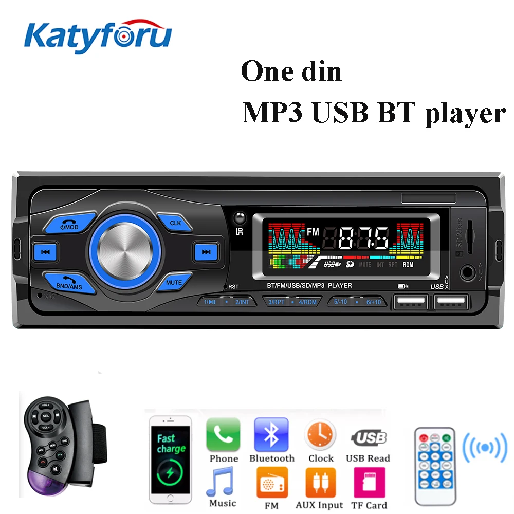 

Магнитола 1 Din, mp3-плеер, USB, BT, FM, Автомобильная Мультимедийная мультимедийная система, автостерео, аудио, Центральная интеллектуальная систе...