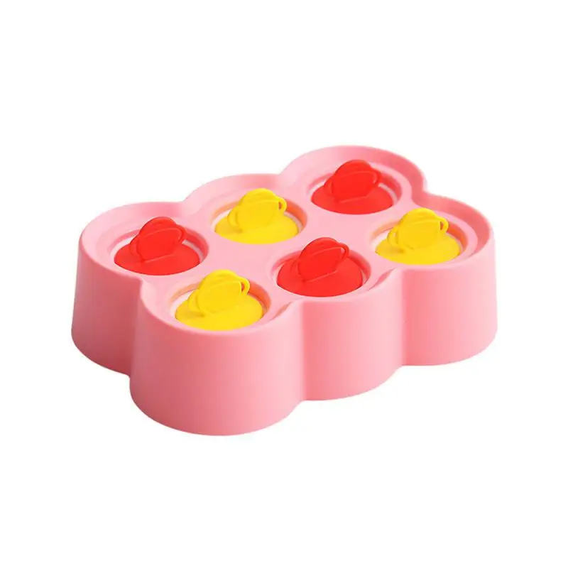 

Ice Cream Pops Silicone Mould Childrens Silicone Ice Lattice Food Grade Homemade Ice Cream Molds Diy Ice Cream Machine Silicone