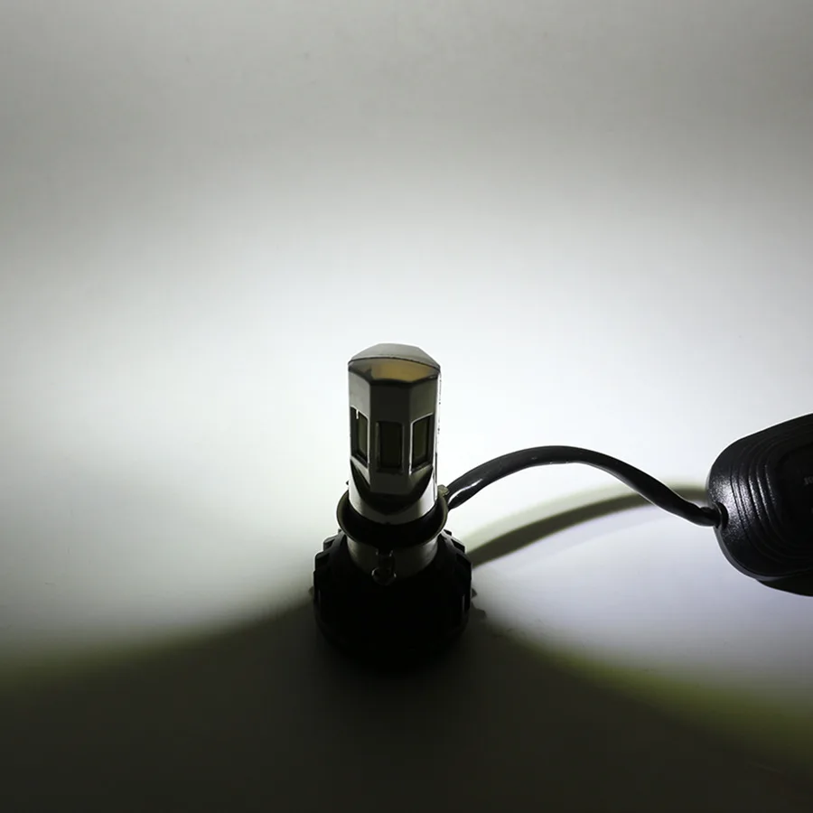 Высокая Мощность 6000K H4/H6M 6-COB светодиодный комплект фар для мотоцикла/велосипеда