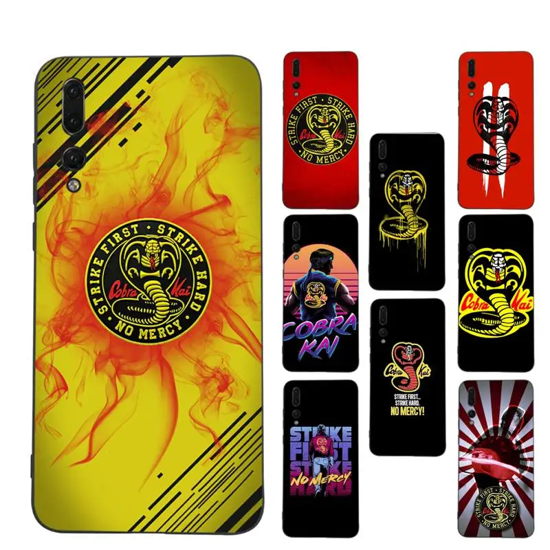 

Cobra kai snake Phone Case Soft Silicone Case For Huawei P 30lite p30 20pro p40lite P30 Capa
