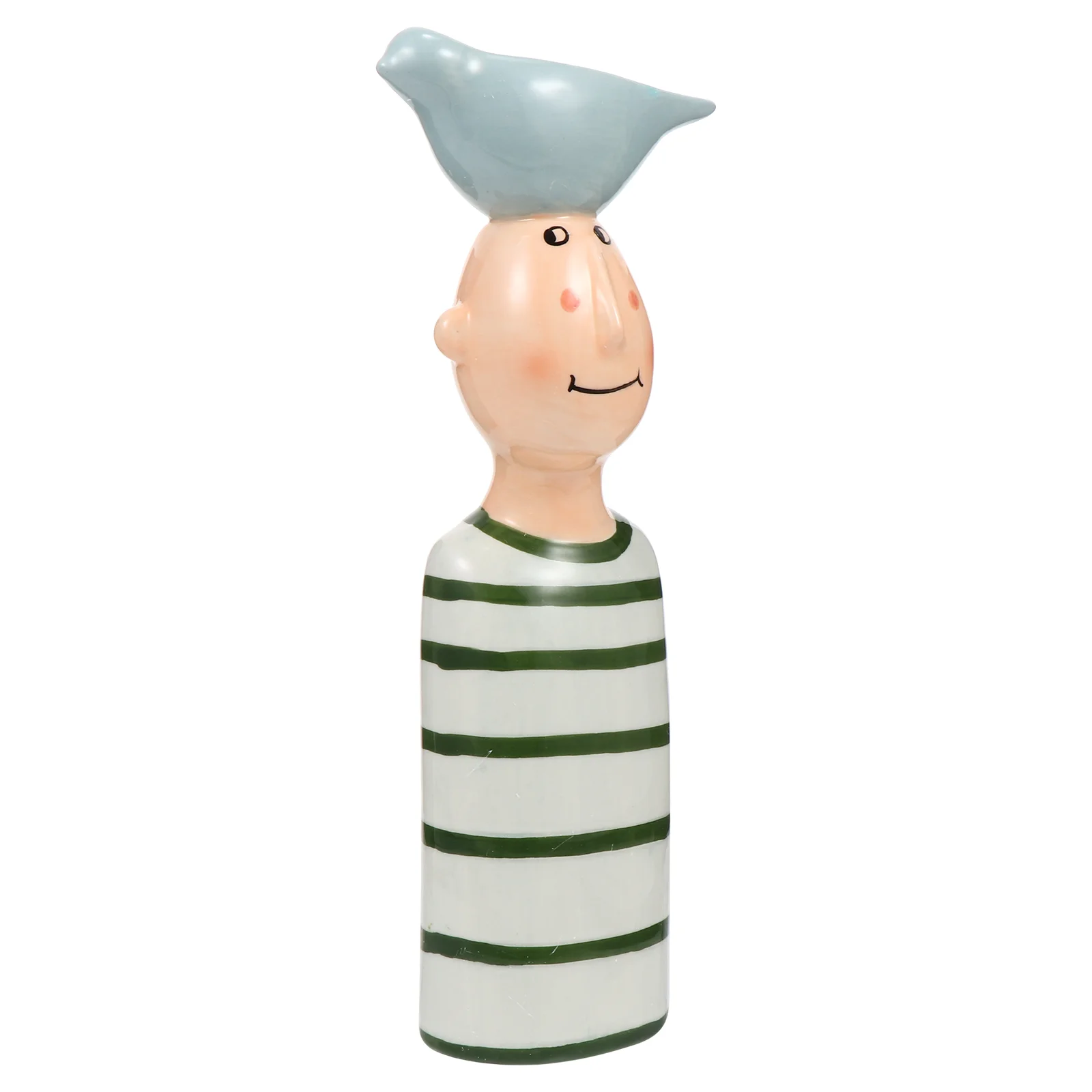 

Vase Flower Ceramic Face Planter Arrangement Head Porcelain Pots Indoor Cartoon Bud Gift Containermother Day Vaserpot Sculpture