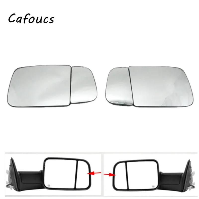 

Car Rearview Mirror Glass Lens With Heated For Dodge Ram 1500 2500 3500 4500 5500 2010-2020 68067729AA 68067728AA