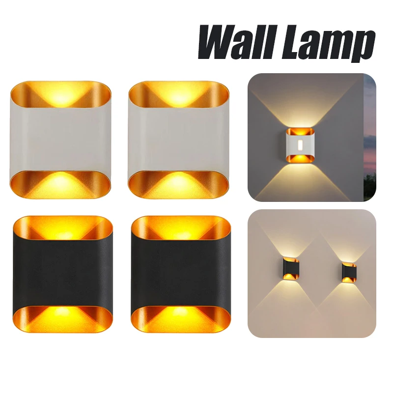 

Wall Light Led Waterproof Outdoor Home Decor Lamp Luminaire Lighting Exterior Fixture Indoor Garden LED Lamp Interior Apply Wall