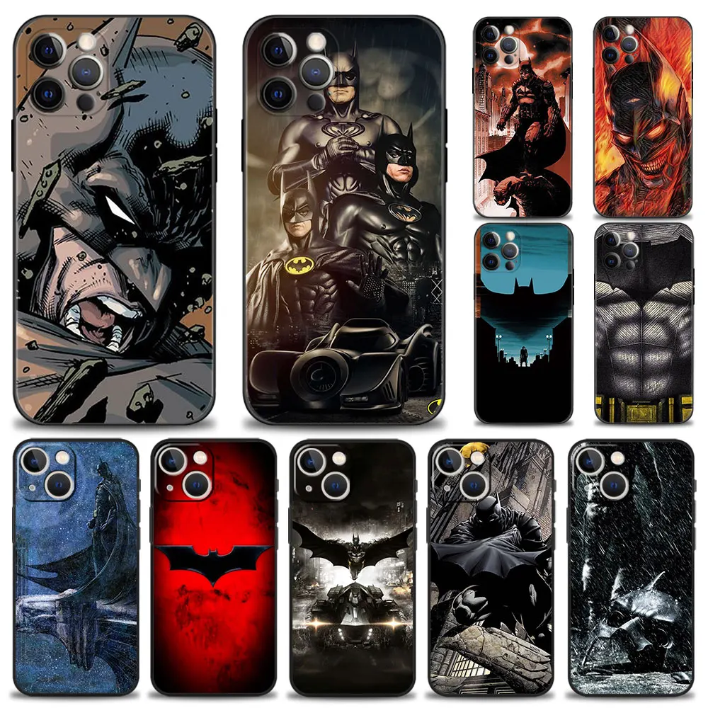 

Capinha Coque for iPhone 13 11 12 Pro Max 8 7 Plus XR XS X 6 6S SE 13mini Etui Cover Phone Case Silicone Funda Batman Rain Fly