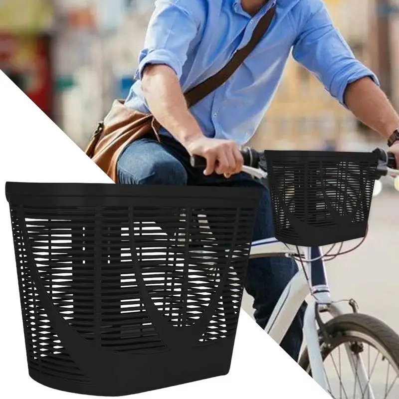 Передняя корзина для велосипеда стильная хранения трехколесного большой
