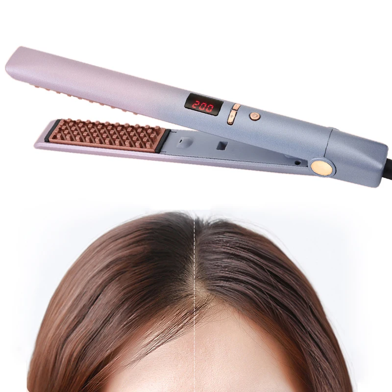Ferros de Ondulação Negativo Milho Perm Macio Mini Modelador Cabelo Cerâmica 3d Flutuante Splint Friso Ferro Ferramentas Estilo Digital Íon