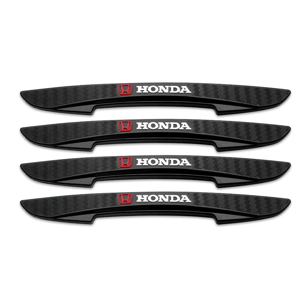 

4 шт. защитные накладки на дверь автомобиля, полоса против царапин, авто внешние аксессуары для Honda Civic XR-V HR-V City Accord Odyssey Spirior CRV