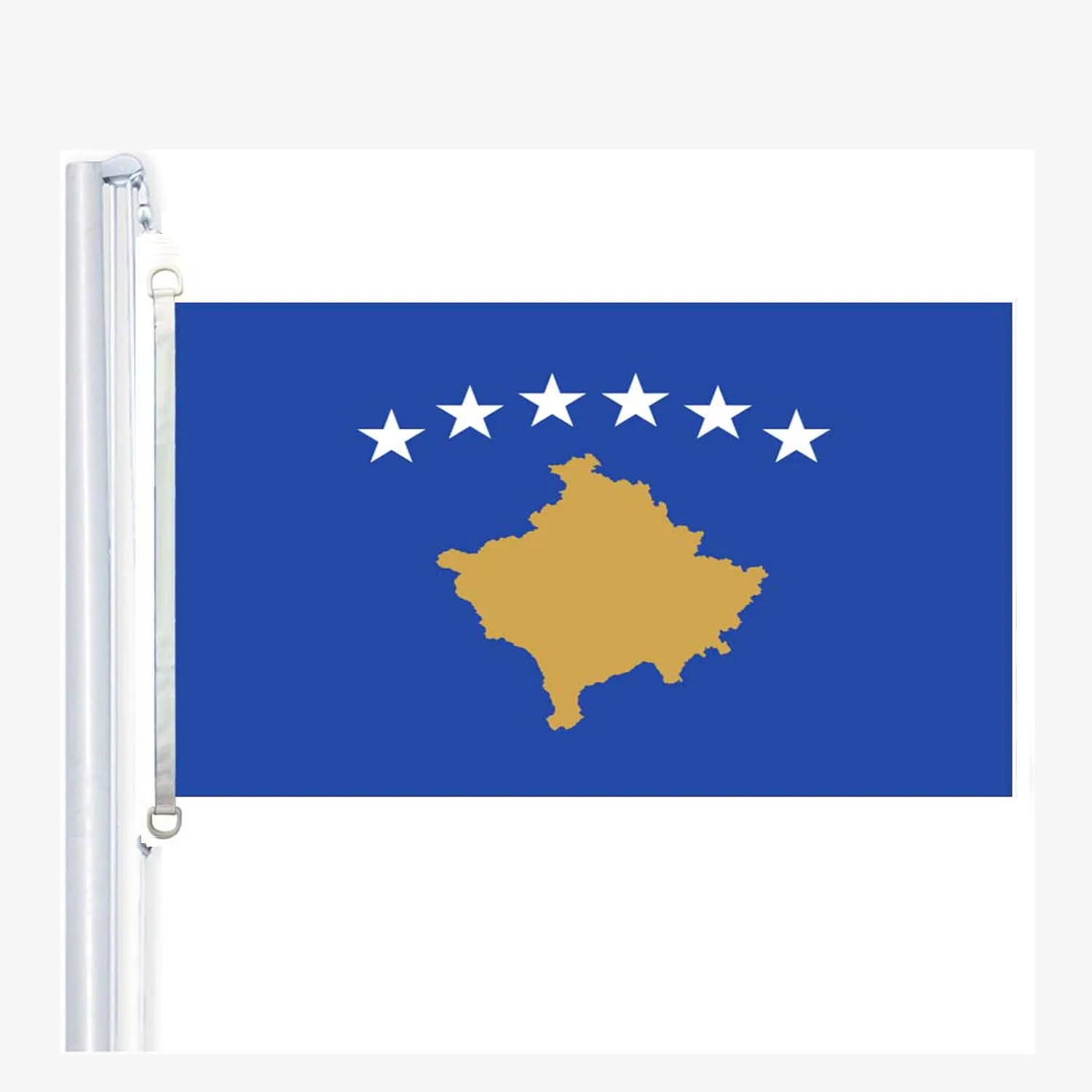 

Kosovo flag,90*150CM ,100% polyester, banner,Digital Printing