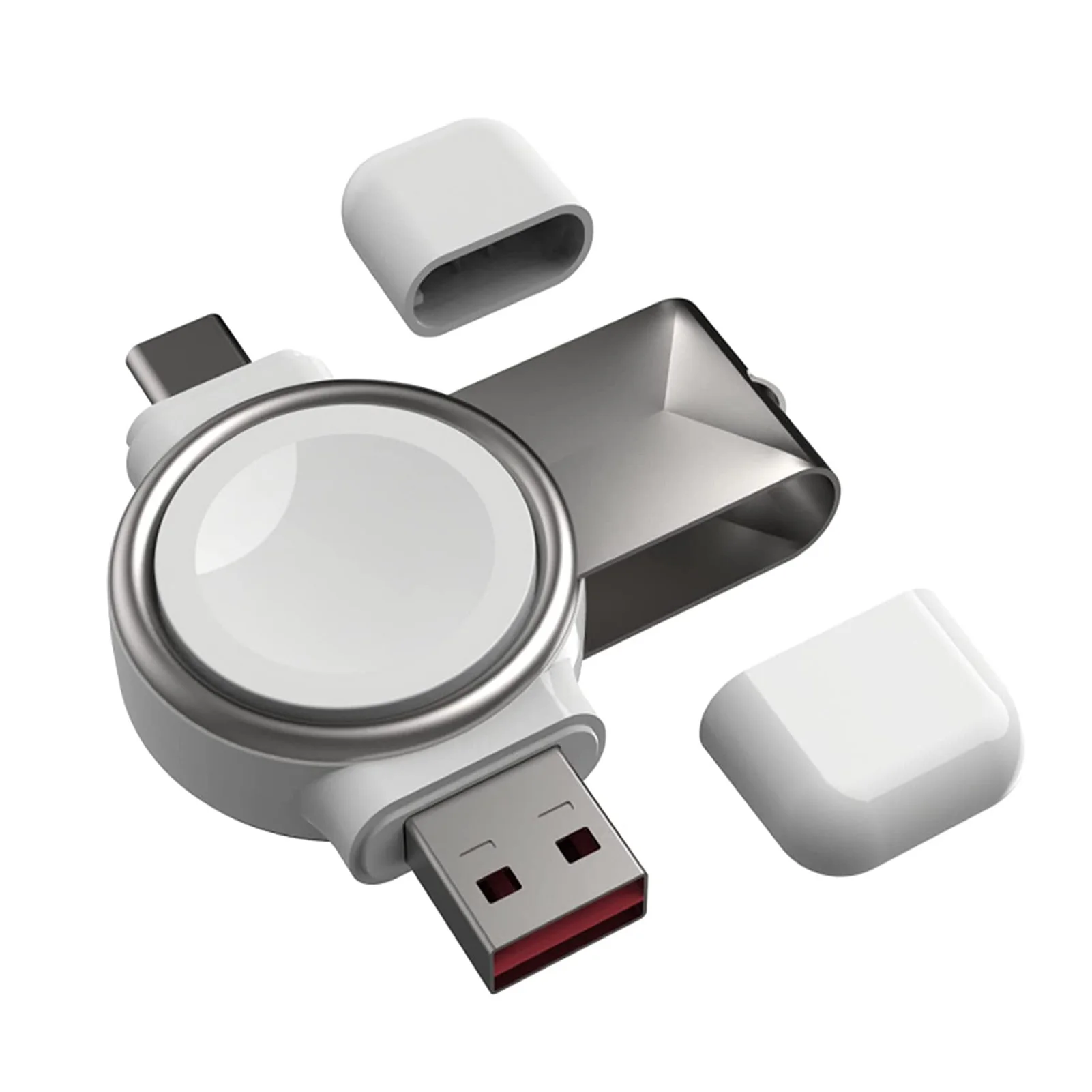 

Power Adapter Magnetic Charger Cradle Dock Holder Base forApple Watch Iwatch1/2/3/4/5/6/7/SE Portable USB Fast Charging
