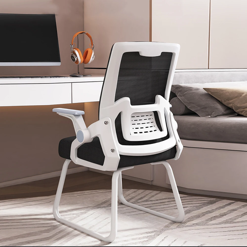 

Офисный игровой стул, регулируемое Сетчатое компьютерное кресло с поворотными подлокотниками, эргономичное кресло руководителя со средней спинкой