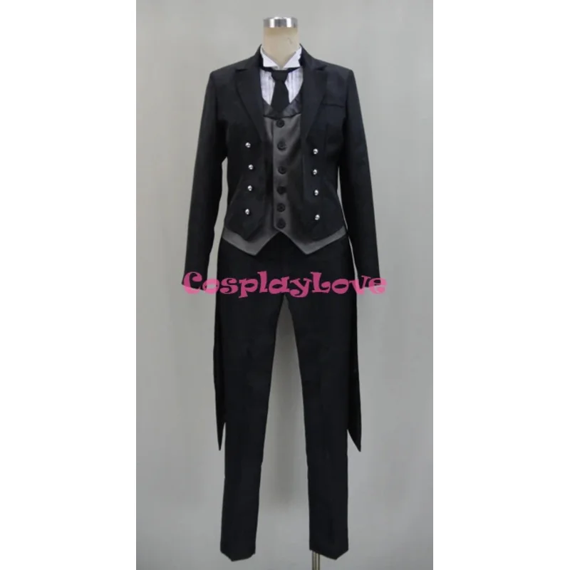 Фото qq98Black Butler Book of Circus Себастьян Михаэлис костюмы для косплея №2