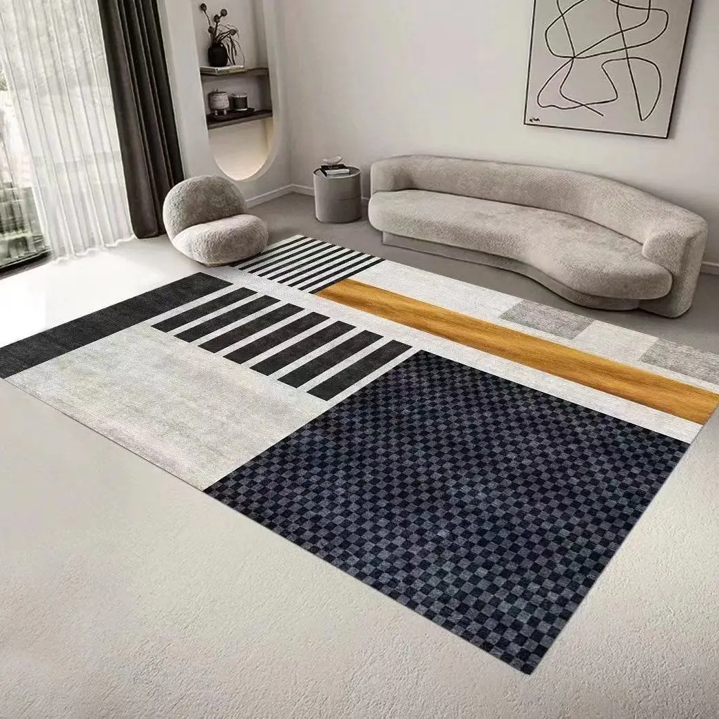 

Modern Nordic Alfombras Carpets for Living Room Decoration Home Decor Bedroom Are Rugs Bedside Floor Mat Washable Hallway Decor