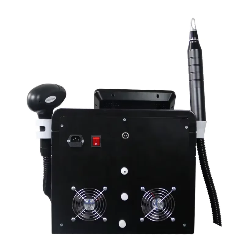 Местная доставка 2024 Новейший портативный 2 в 1 диодный лазер Nd Yag 808 нм Лазерная