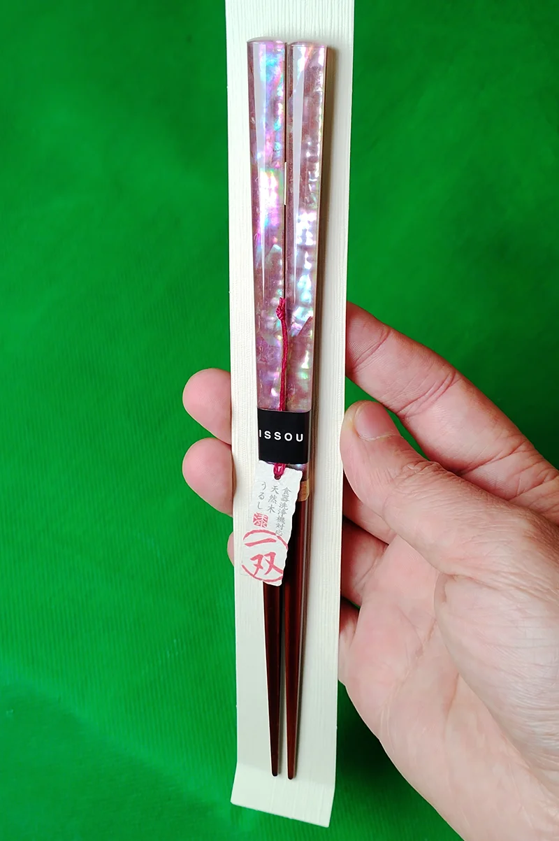 

Лакированные деревянные палочки для еды Seashell Crafts Studio