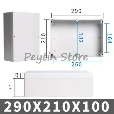 1 шт., водонепроницаемая коробка из АБС-пластика, 290x210x100 мм