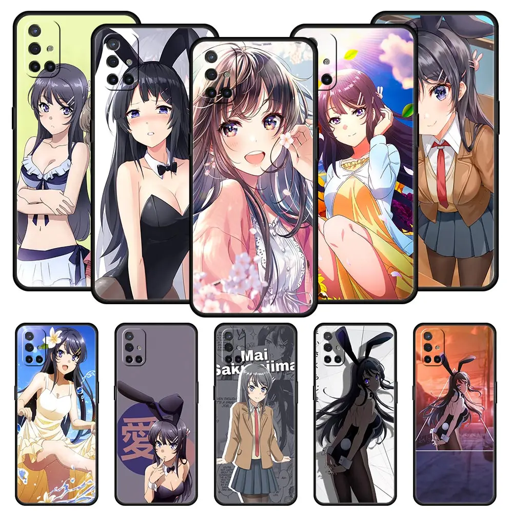 

Мягкий чехол Rascal Do Not Dream of Bunny Girl для OnePlus 10 9 Pro 9T 9R 9RT 8T 8 7 6T 7T Nord 2 CE N200 N10 чехол для телефона N100