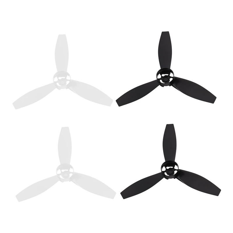 4 пропеллера реквизит запасные части лезвия для дрона Parrot Bebop 2 черный белый |