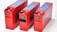 Red deep cycle solar Energy lifepo4 200Ah lifepo4 battery with USB port