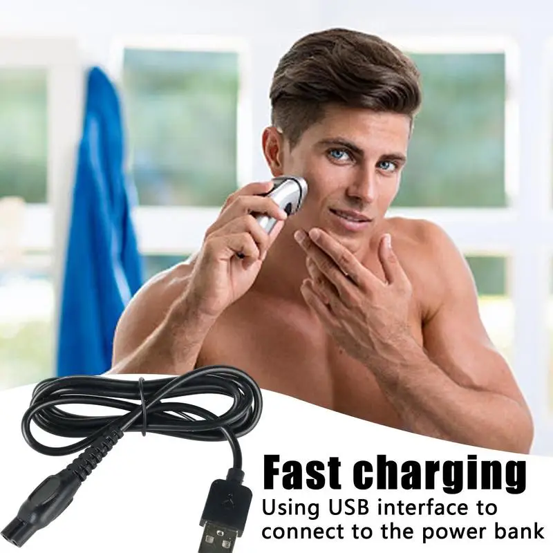 PhilipsTrimmer USB Charging Cable Replacement 5V Charger Philip Electric Shaver PQ888 889 S1000 S 2000 S5000 X500 Power Line
