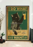"Винтажные постеры в виде психической кошки" #5