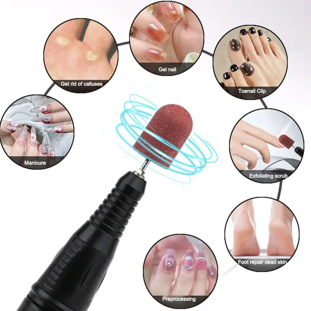 10 шт. сменные мини-шлифовальные пилочки для лака ногтей прочные универсальные