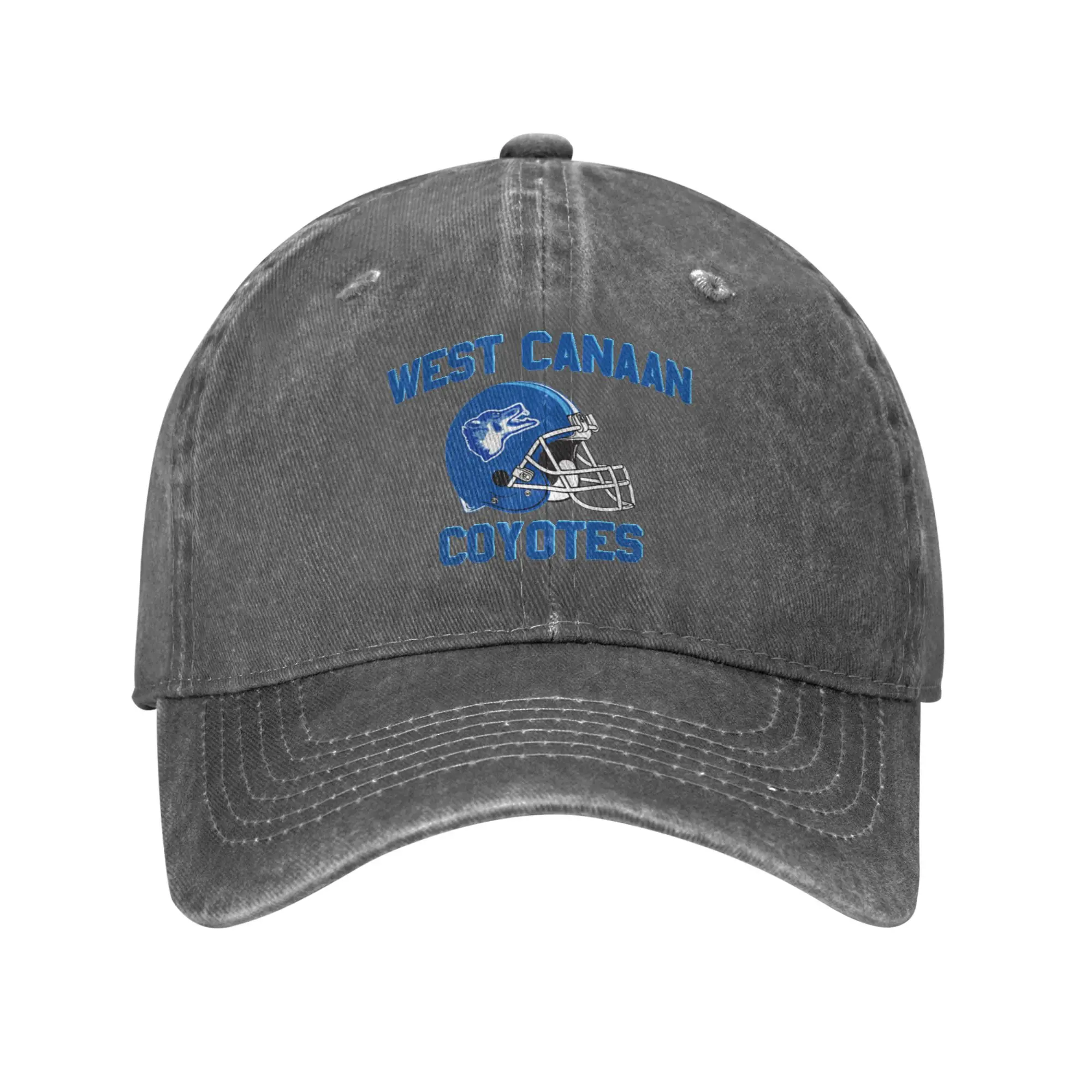 Фото Модная бейсболка Fashion West Canaan Coyotes Helmet, универсальная джинсовая кепка, спортивная кепка №1