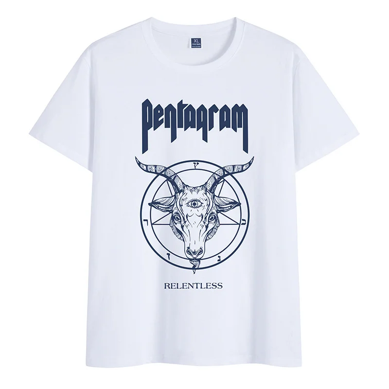 

New Summer Fashion Cotton With Tees Round Neck And Short Sleeves Printed Letters T-shirt For Men Tops