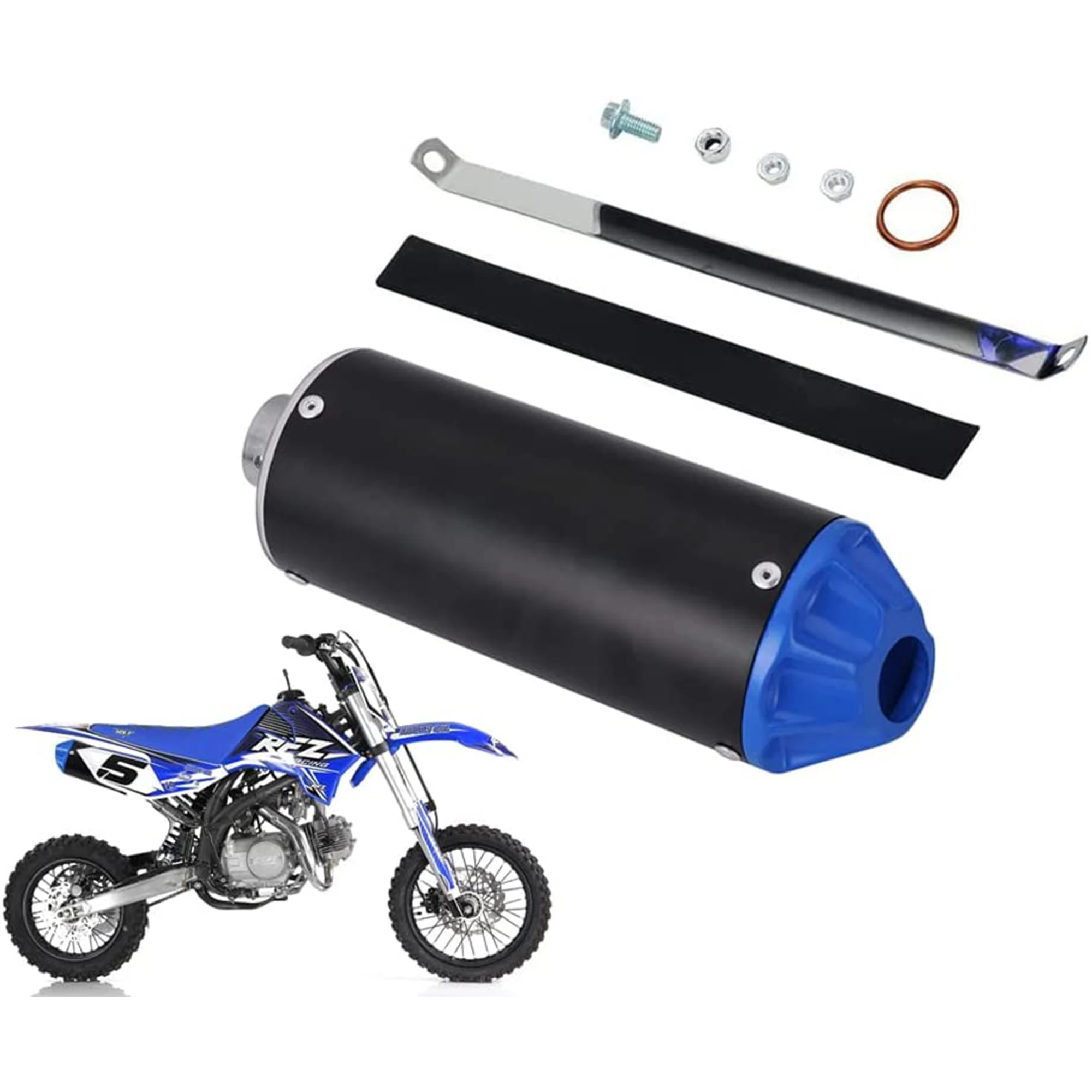 

Exhaust Muffler Silencer Pipe Assembly kit for CRF50 XR50 70cc 110cc 125cc SSR SR110 Rocketa Taotao Coolster Pit Dirt Motocross