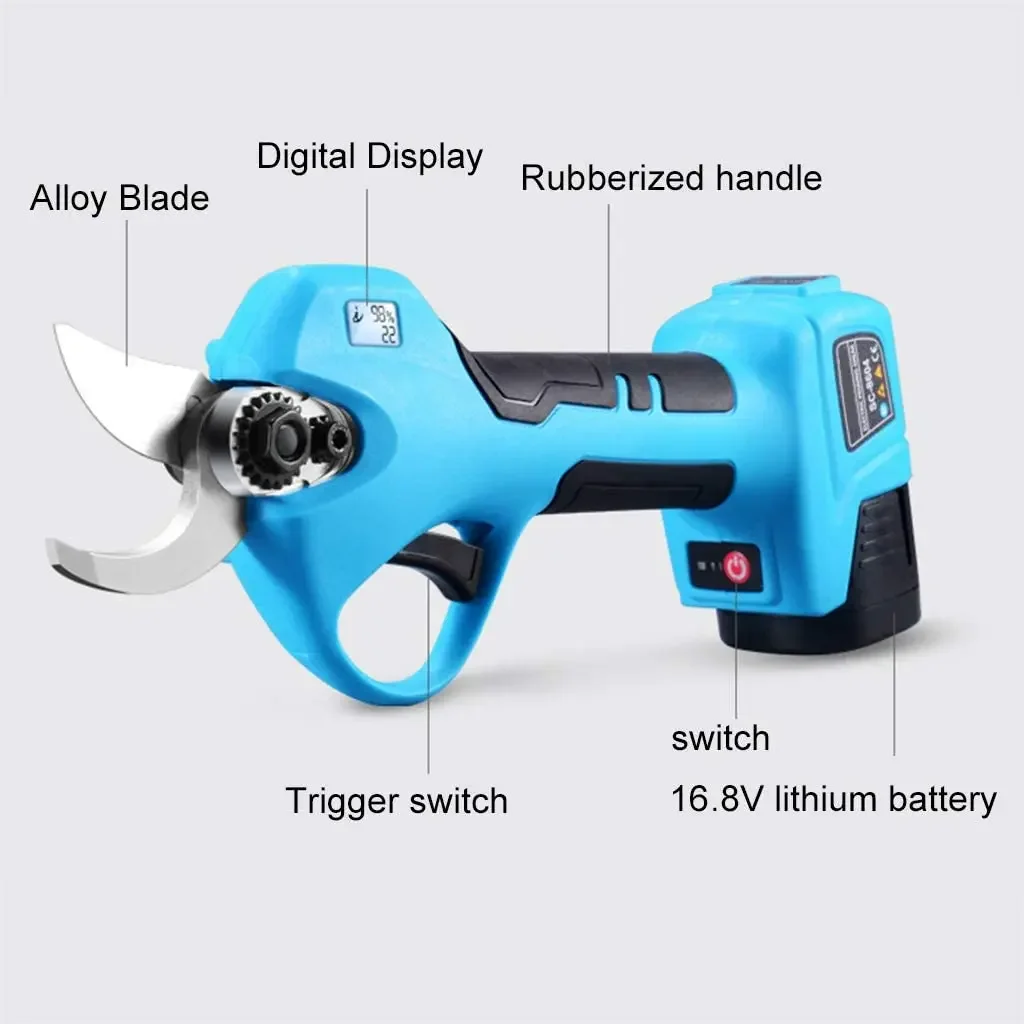 Беспроводной электрический секатор электрические секаторы диаметр резания 28 мм