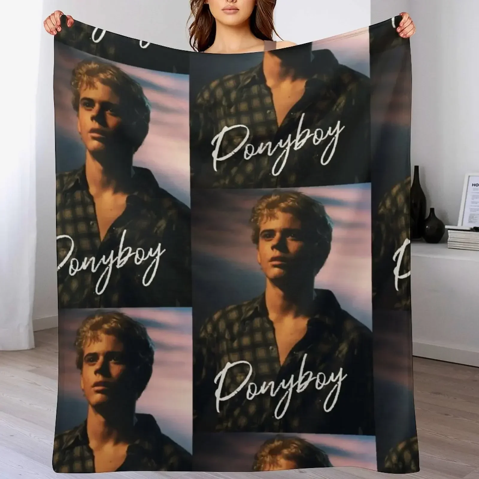 Одеяло из фильма Ponyboy The Outsiders Retros милые клетчатые тонкие роскошные утолщенные