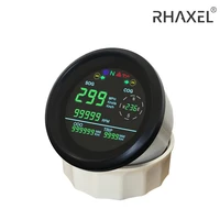 rhaxel 85mm universal digital gps speedometer 0 299kmh mph knots trip odometer direction rpm tachometer for car motorcycle