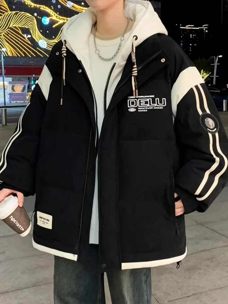 Молодежное пальто на хлопковой подкладке верхняя одежда новинка 2024 красивый