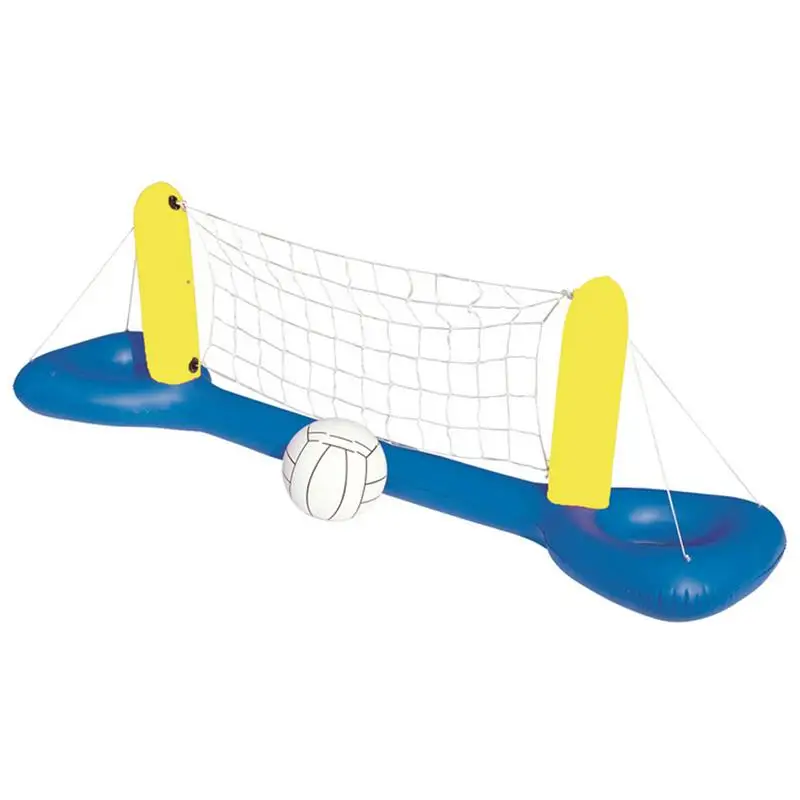 

Inflatable Volleyball Set Volleyball Net Inflatable With Ball Playset Volleyball Court Pool Toys Party Games For Kids Adults