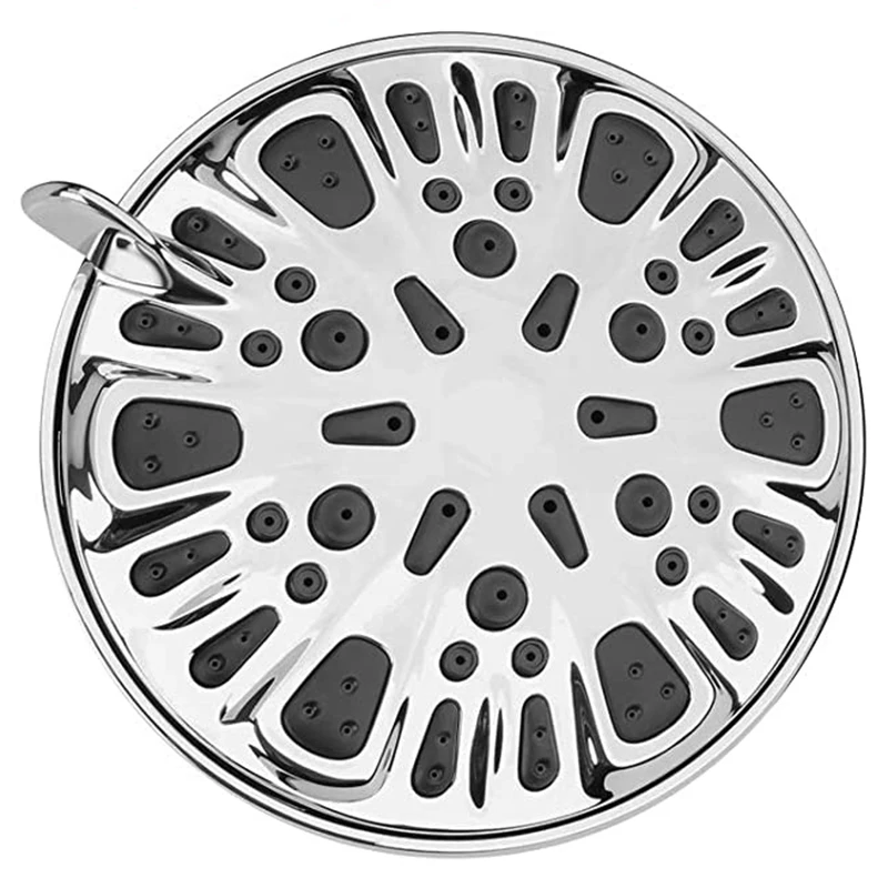 

High Pressure Shower Head,9 Settings Powerful Spray Bathroom Fixed Showerhead with Massage Spa, Adjustable Metal Swivel