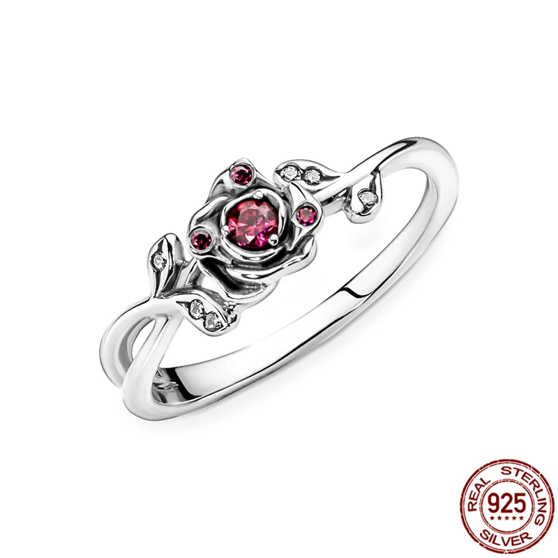 

Luxury Shiny Rotating Circle Crystal Ring Stainless Steel S925 Silver Zircon Ring for Women Engagement gift Brands Ring Jewelry