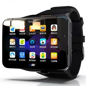 2 88 inch big screen android smart phone watch 4gb64gb dual camera gps bluetooth wifi sim smartwatch function for man genuine free global shipping