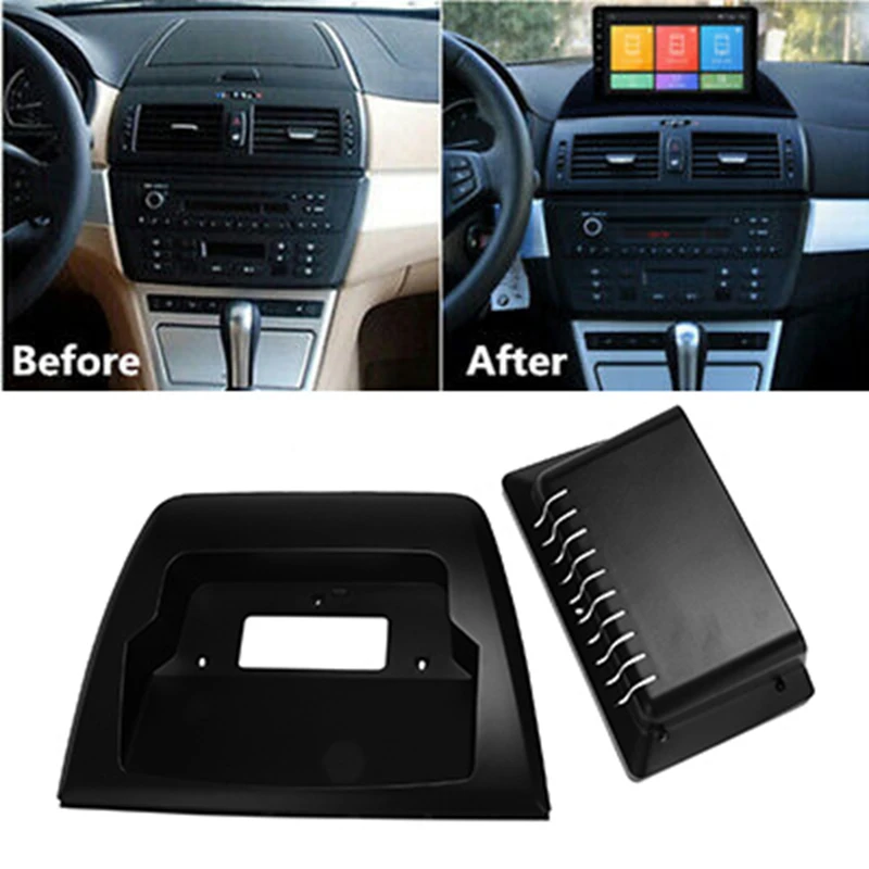 

2 Din 9-дюймовая Автомобильная радиоустановка Fascia Для-BMW X3 2006-2010 DVD стерео рамка пластина адаптер Монтажная Рамка для приборной панели