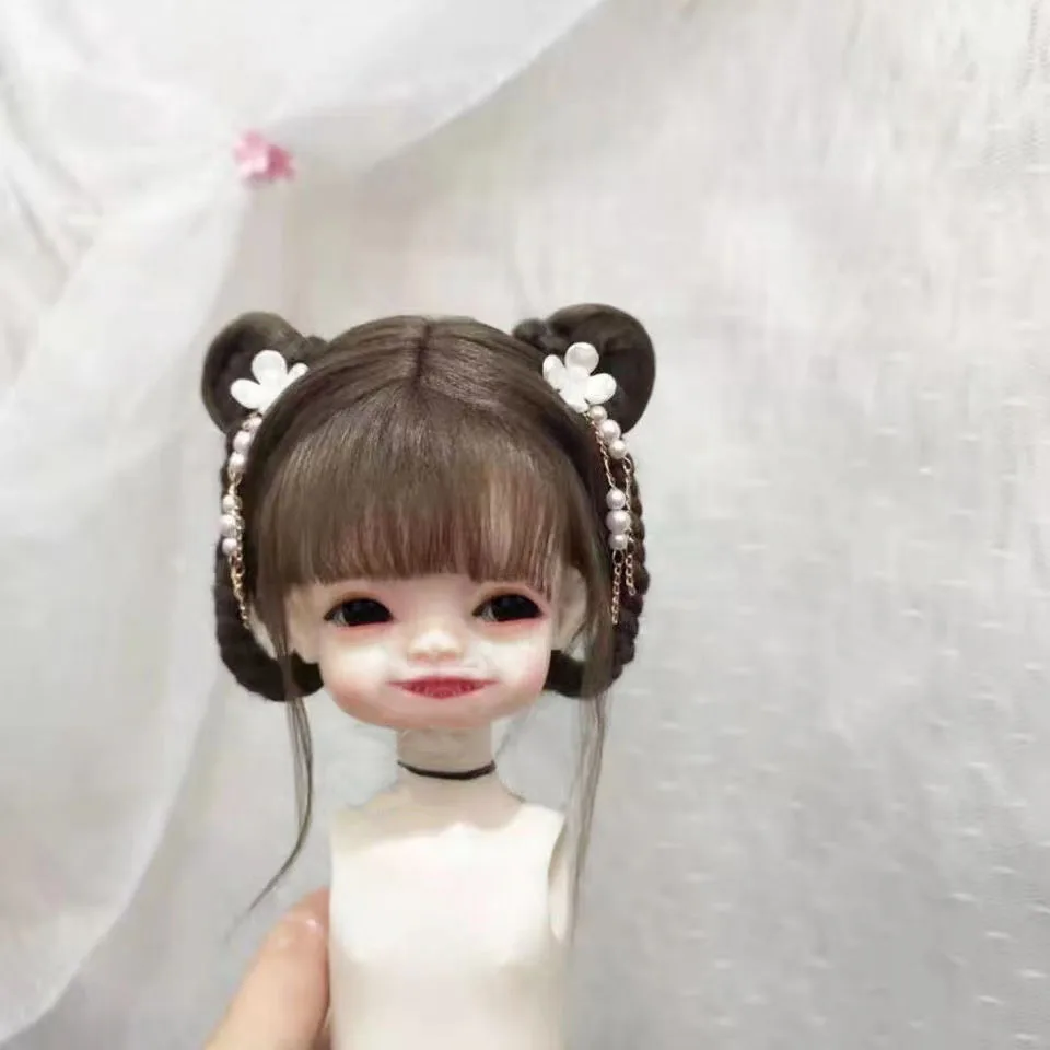 Парик BJD OB11 размер 1/6 парик для куклы 1 шт.
