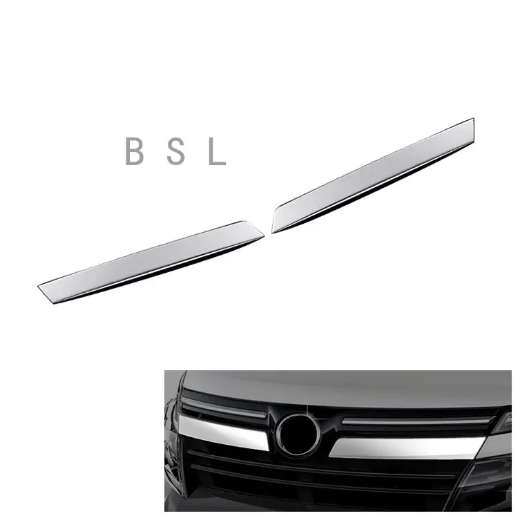 

2pcs Stainless Steel Front Grill Side Trim Car Styling Cover Accessories For Toyota Voxy /Noah 80 2014-2021