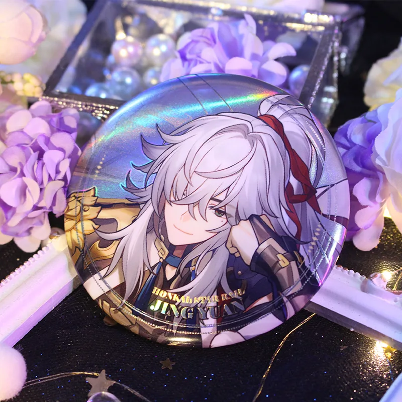 Honkai: Star Rail аниме фигурки Dan Heng lmbibitor Lunae Kafka изысканный металлический значок