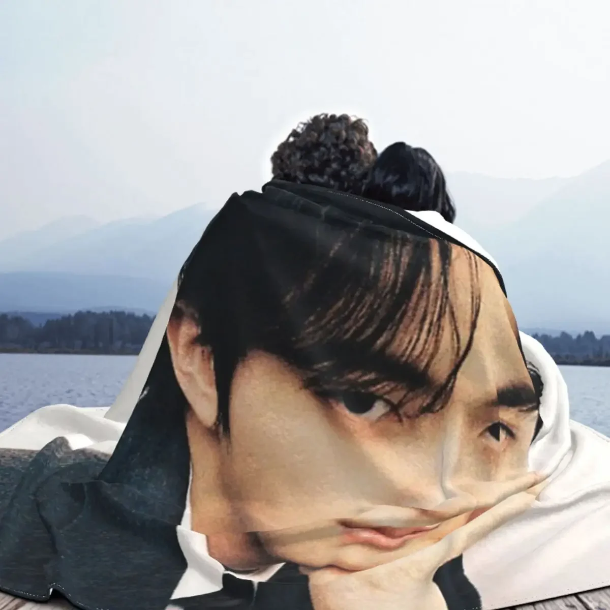 Зимнее милое многофункциональное супер мягкое покрывало Kim Seokjin для дивана