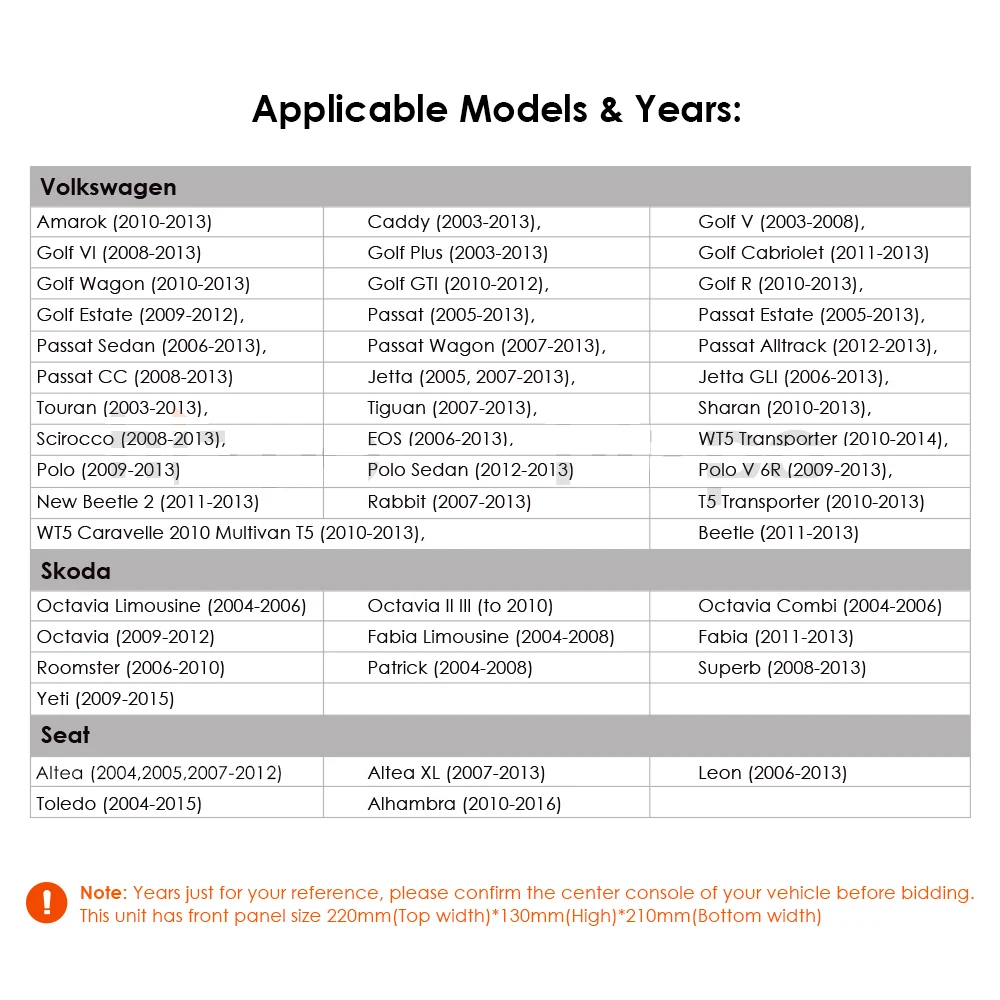Автомагнитола 2DIN 7 дюймов AI Carplay Android стерео мультимедиа GPS-навигация для Volkswagen Touran