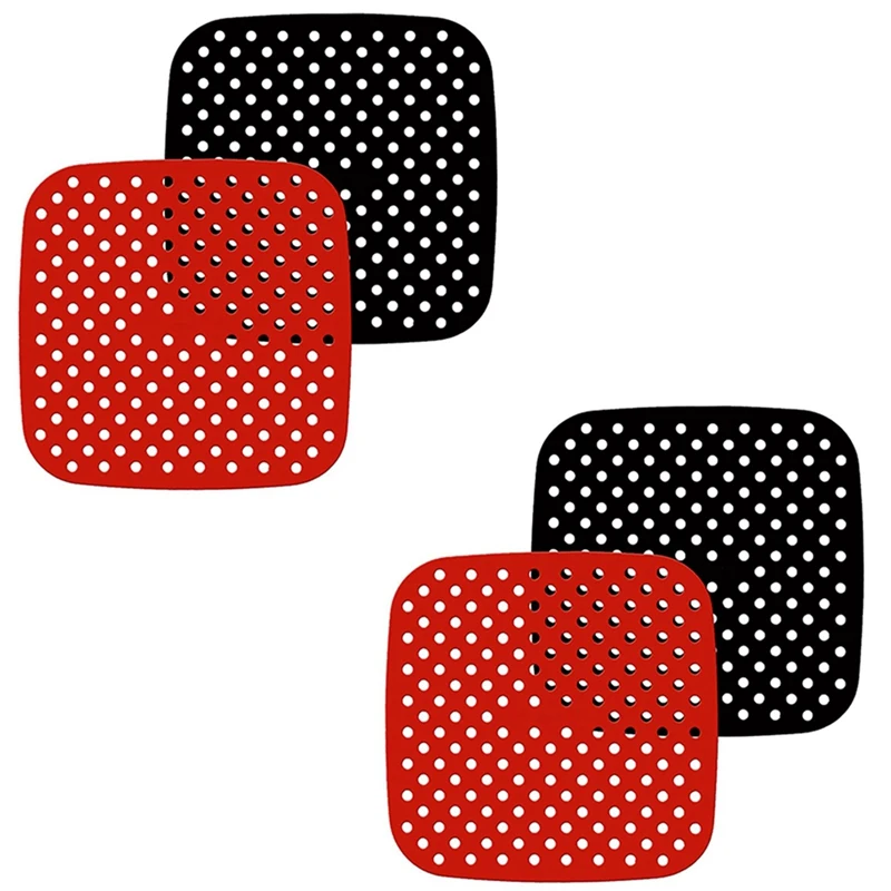 

2X Reusable Air Fryer Liners Air Fryer Mats Air Fryer Accessories For Cosori,Instant Vortex,Power XL,Ninja 8.5 Inch