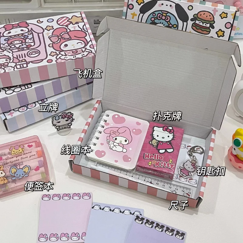 

Blind box Sanrio HelloKitty stationery spree cartoon melody creative personality card tour lucky box girly pen surprise gift