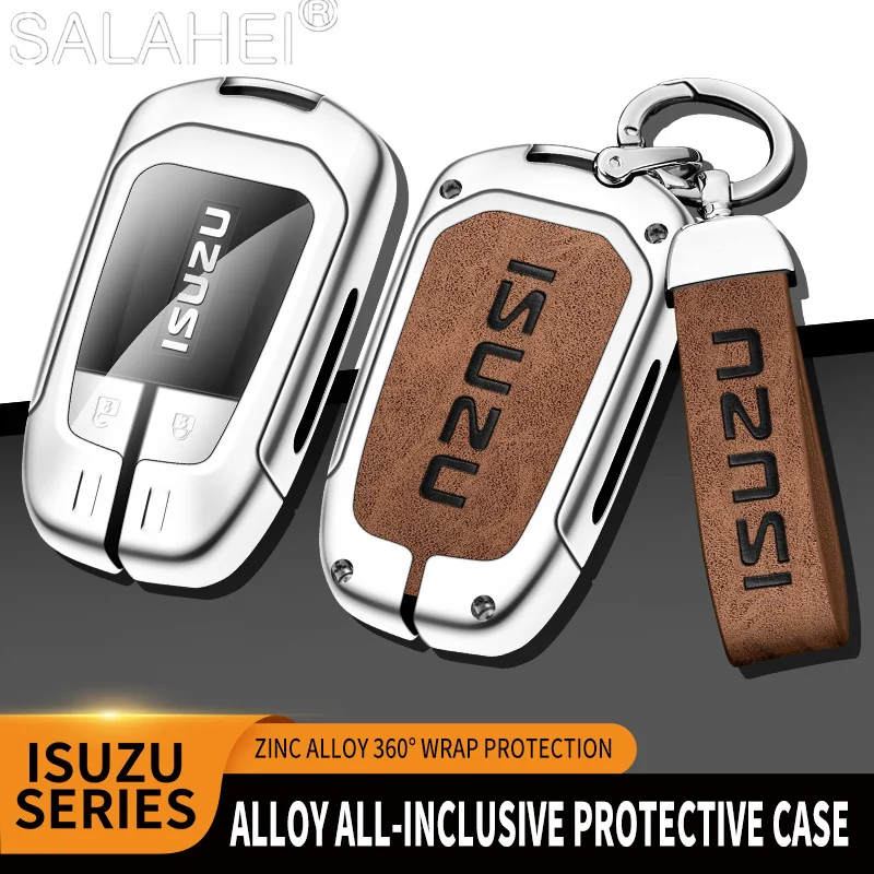 

Car Remote Key Fob Case Cover Protector Shell For Isuzu D-MAX MUX Truck DMAX 2015 2016 2017 2018 2019 2020 Keychain Accessories