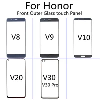 for huawei honor v10 v20 v8 v9 v30 pro touch screen view 10 bkl al20 front outer glass touch panel