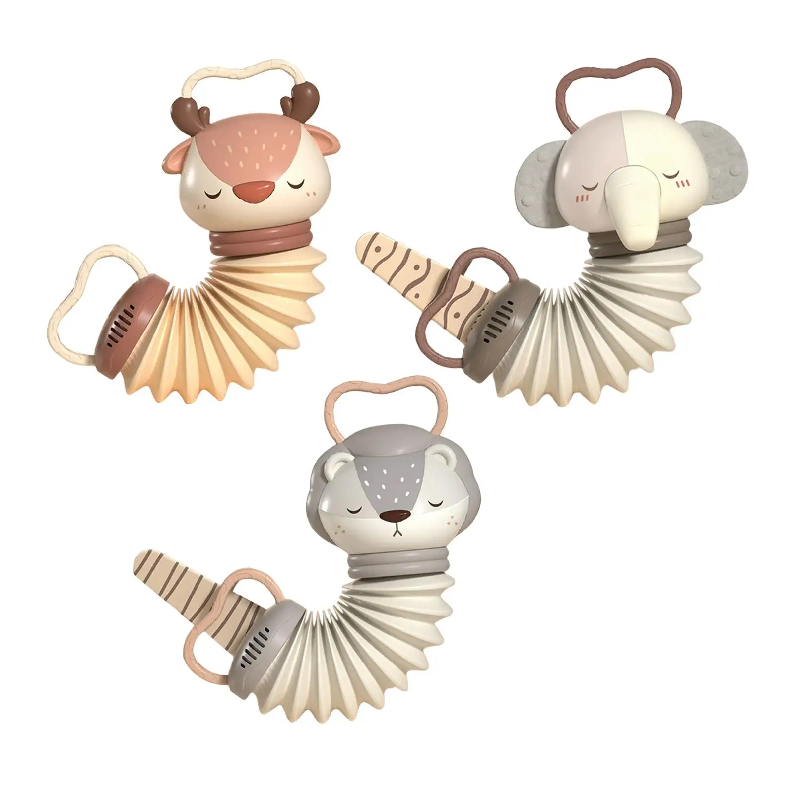 

Cartoon Cute Accordion Rattle Toy Baby Musical Education Instrument