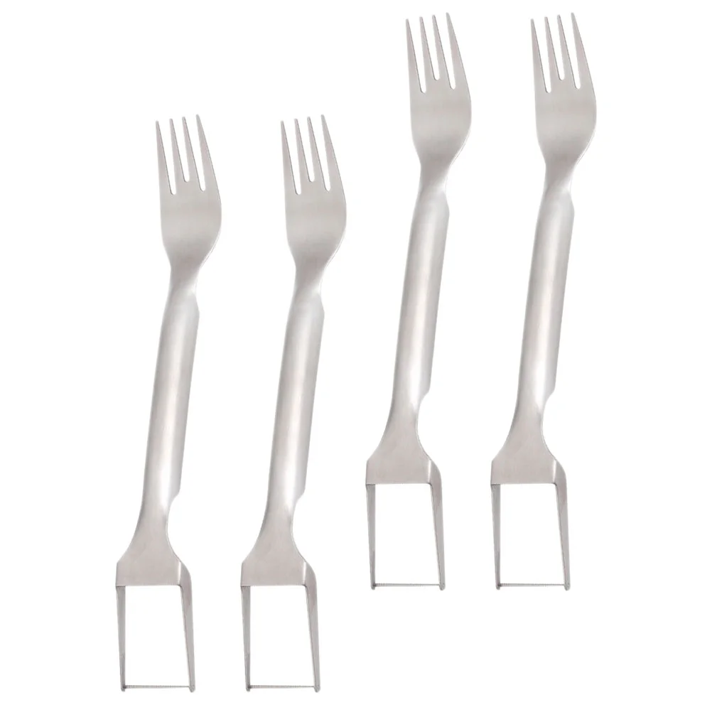 

4Pcs Home Kitchen Gadget Carving Kitchen Tool Watermelon Watermelon Fork Watermelon Slicer Tool for Kitchen